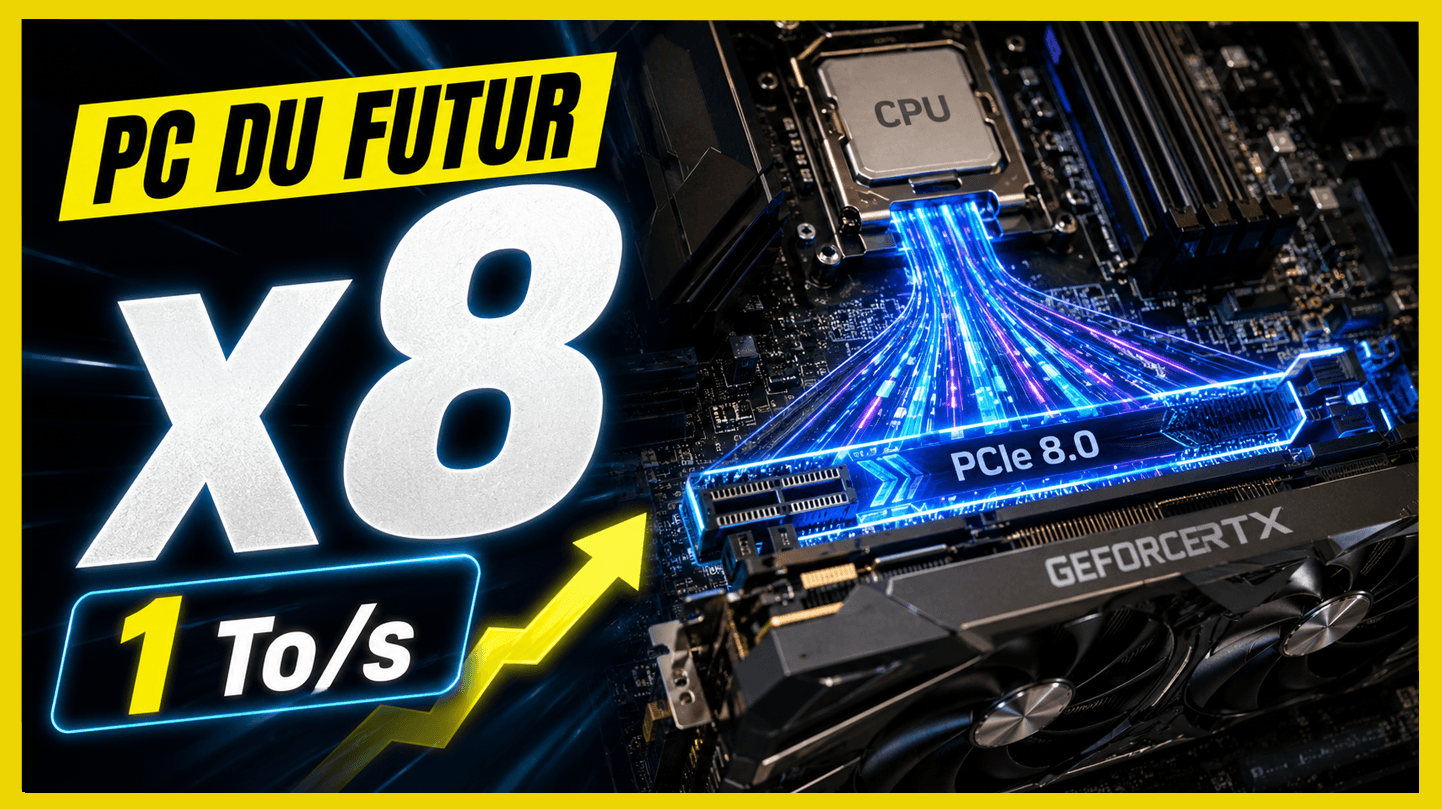 Ton PC va gagner 8x plus de bande passante : le PCIe 8.0 arrive