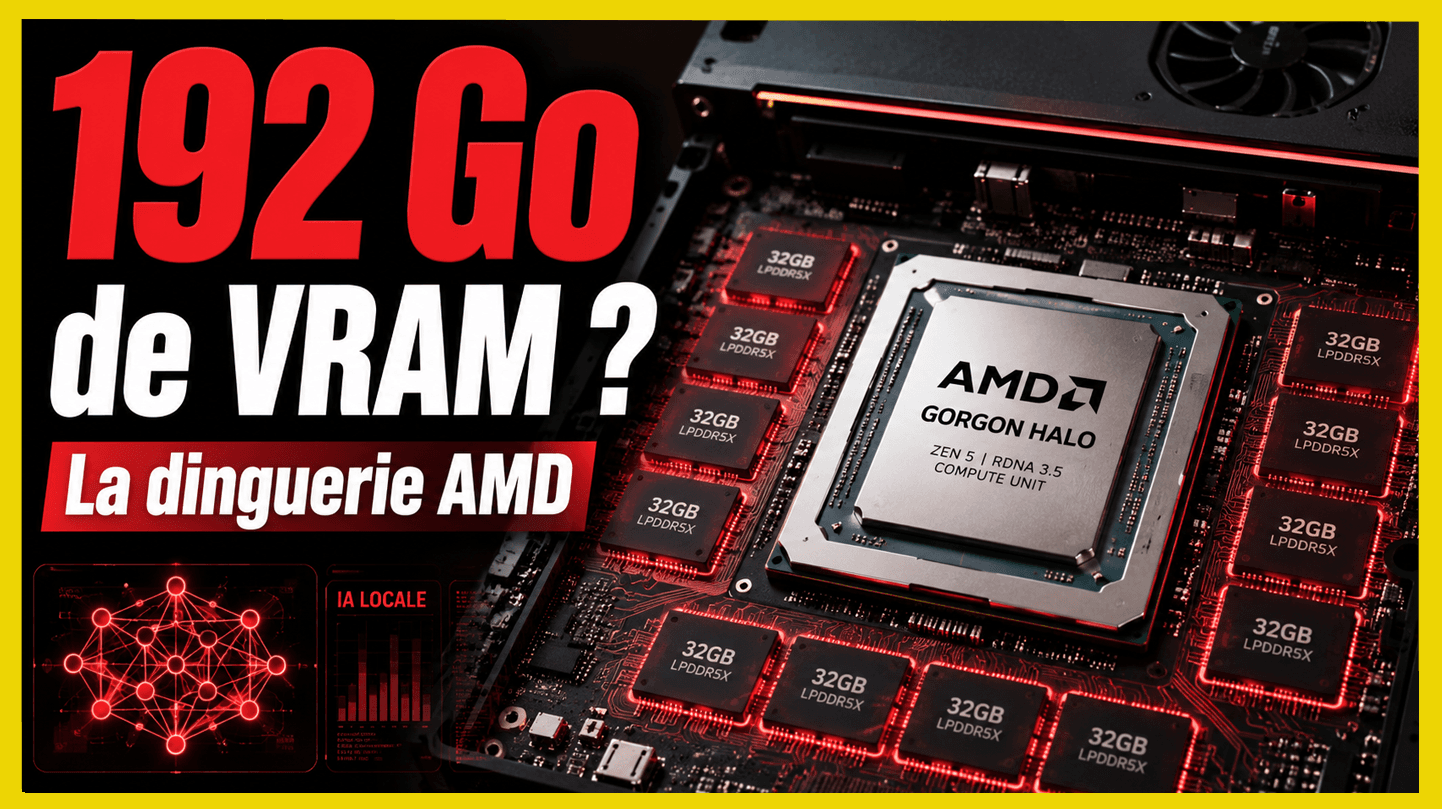 Fuite : AMD "Gorgon Halo" 192Go de Mémoire