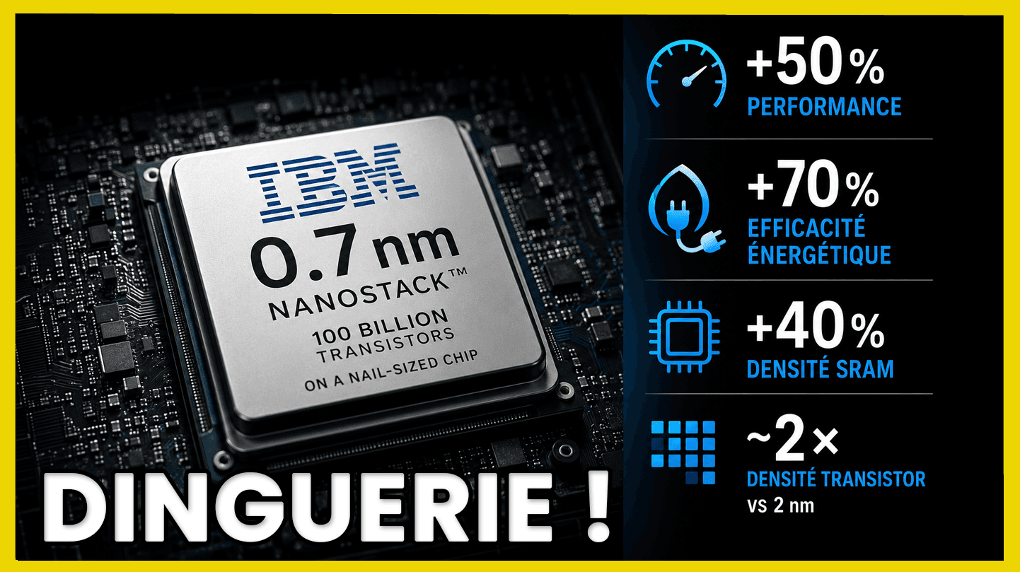 L'Ère de l'Angström et l'Architecture NanoStack : IBM des CPU en 0.7nm