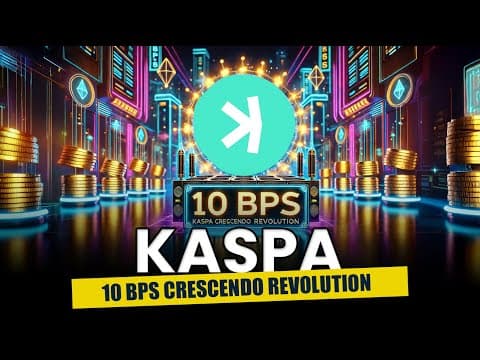 Kaspa Crescendo : La Révolution du Minage avec 10 Blocs par Seconde 🚀💰