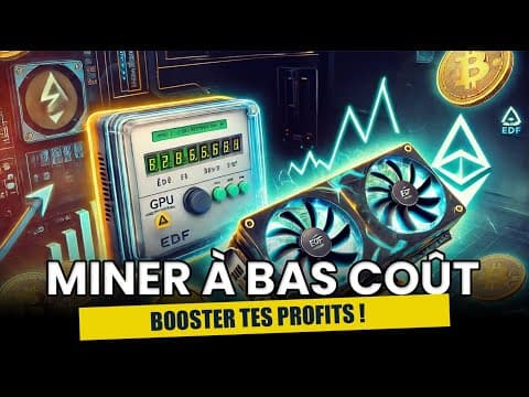 Miner à Moindre Coût : Découvre le Meilleur Tarif EDF pour Booster Tes Profits ! 💡💰