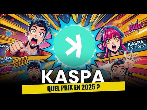 🚀 Kaspa en 2025 : Explosion ou Déception ? Analyse avec le Rainbow Chart et Power Law ! 📊