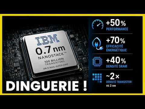 PANIQUE TOTALE chez AMD et INTEL : L'arme secrète d'IBM arrive ... et ca va piquer