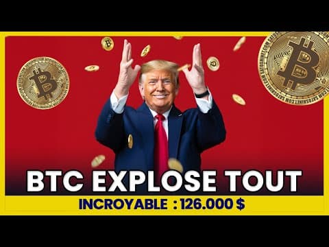BITCOIN EXPLOSE LES RECORDS : NOUVEAU ATH À PLUS DE 126 000 $ !