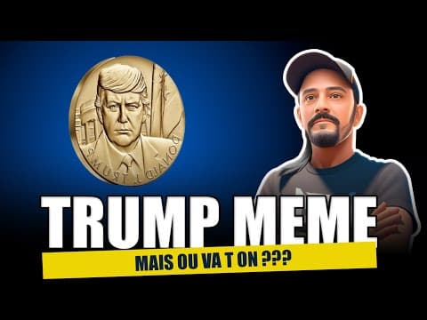 Voila où on en est: Le Meme Coin Officiel de Trump Explose à 15 Milliards $