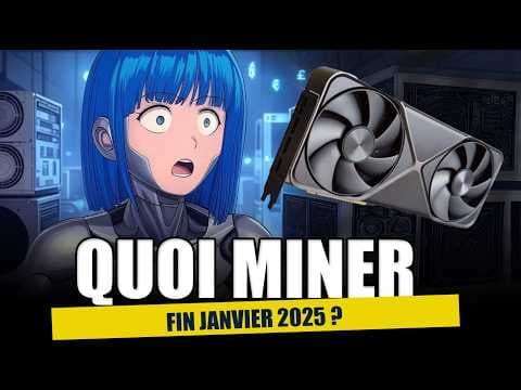 Quoi miner fin janvier 2025 : Qubic, Zeph, TiG, ...
