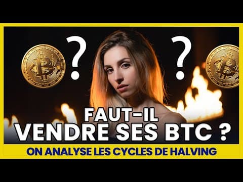 Faut-il VENDRE SES BITCOINS MAINTENANT? On analyse la théorie de l'allongement des cycles halving