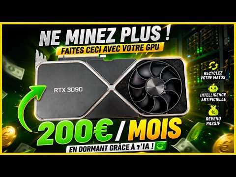 Gagnez 200€ par mois en dormant grâce à l'Intelligence Artificielle !