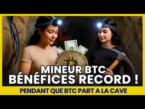 Le MINAGE de Bitcoin fait des bénéfices record !  Signe d'une crise majeure ?