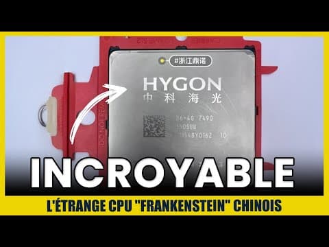 L'étrange CPU "Frankenstein" Chinois:  un AMD Zen 1 avec de la DDR5 ?!