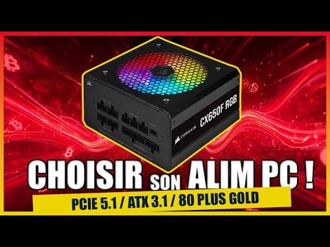 Comment chosir son Alimentation PC ? Je t'explique les alim pc, les dernières normes