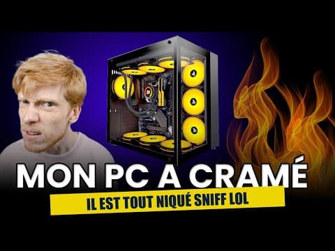 mon PC a cramé ! supports et solutions ! entre temps, j'ai piqué un rig de minage en attendant ... !