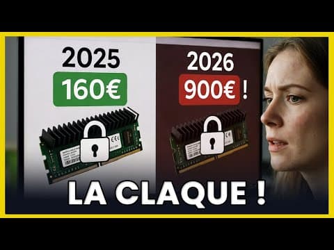 Pénurie 2026 : Pourquoi stocker de la DDR5 est votre meilleur investissement