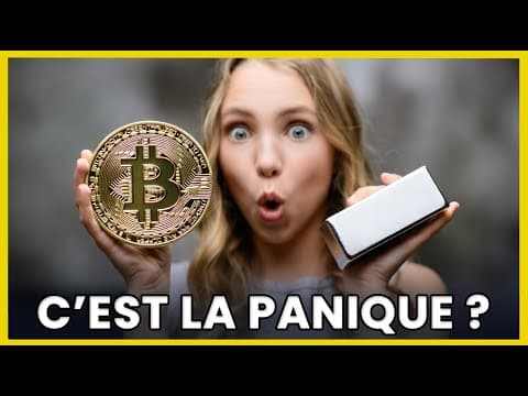 L'HISTOIRE VRAIE derrière la BAISSE du BITCOIN (et la hausse de l'Argent)