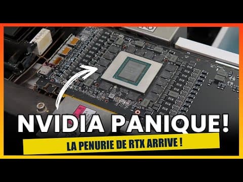NVIDIA PANIQUE ! les RTX 5090 sont INTROUVABLES aux USA? Vers une pénurie de carte en France ?