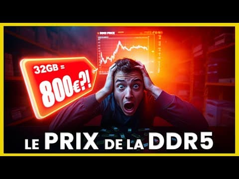800€ les 32Go ?! Le futur CAUCHEMAR du prix de la RAM (Prédictions 2026-2028).
