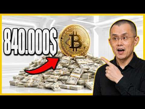 CZ annonce un bitcoin a 840 000$ ! L'IA bascule vers bitcoin ?