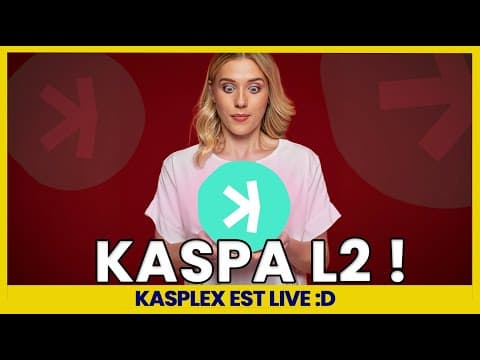 KAPSA Layer 2 est lancé ! KASPLEX est LIVE =) le premier ZK-Snark sur kaspa