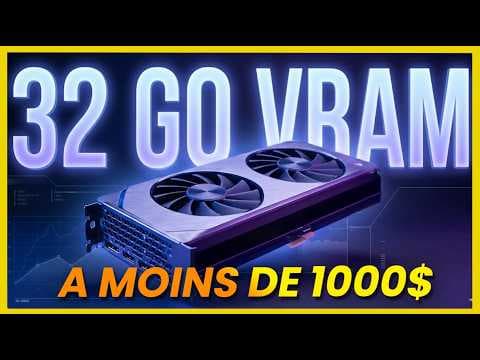 INTEL ÉCRASE NVIDIA ? 32 Go de VRAM pour MOINS de 1000$ ! (Arc Pro B70)