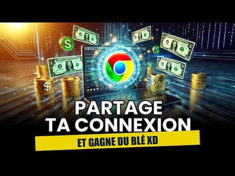 Gagne de l'argent facilement avec ces extensions Chrome de partage réseau 💰