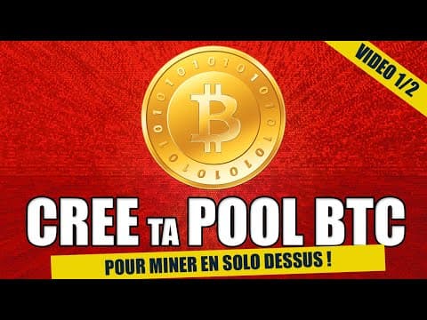 Installer le node bitcoin pour miner dessus en SOLO ! Vidéo 1/2