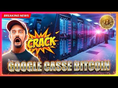 GOOGLE VIENT DE DÉTRUIRE LE BITCOIN ! L’avancée QUANTIQUE testé en LIVE !!!!