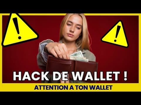 WARNING! Attention il y a un HACK GRAVE sur les WALLETS ! je t'explique ce qui se passe !
