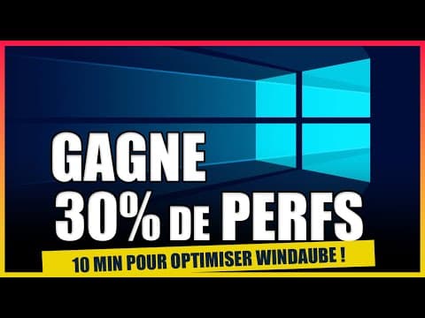 Boost PC en 10 minutes : Gagnez 30% de performances ! 🚀 tuto boost windows