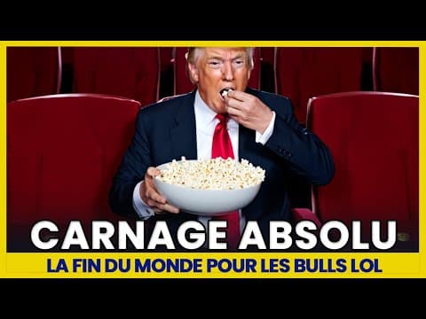 CARNAGE ABSOLU : On sort le pop-corn, la peur panique s'installe durablement sur les marchés cryptos