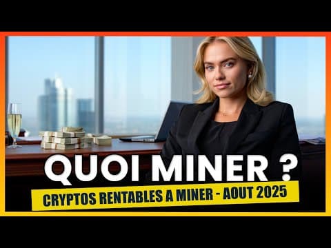 Quoi Miner en Août 2025 : NOCK, QUBIC, Qubitcoin !