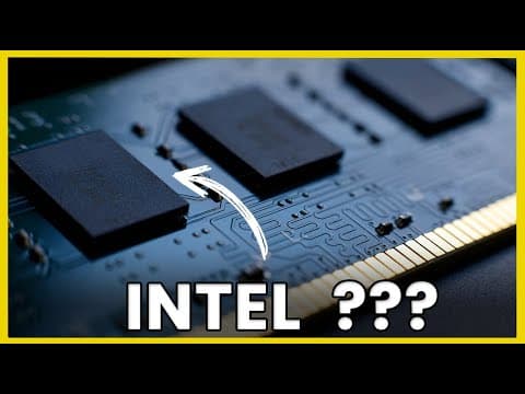 INTEL va fabriquer de la RAM ! La Z-Angle Memory pour l'IA (Techno militaire !)