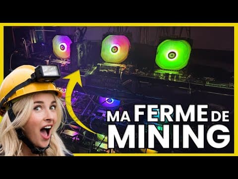 Visite de ma FERME de MINAGE en 2026 ! Ce que je mine, et les évolutions de ce début d'année.