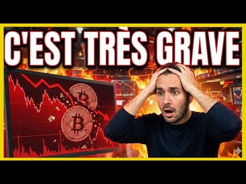 J’adore quand la Crypto s'effondre ! (Explications)