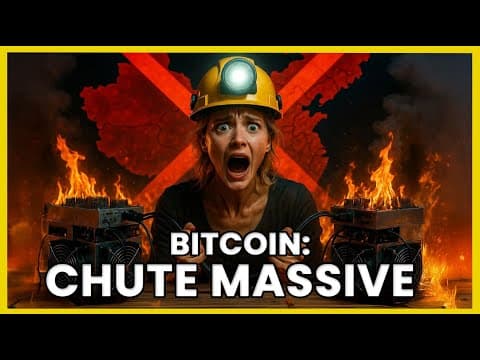 Comment PROFITER de la baisse du HashRate Bitcoin qui S'effondre de 30 %