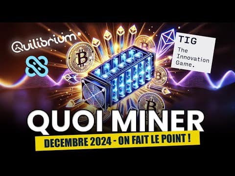 LooPIN, Quilibrium, TIG : on fait le point sur le MINING !