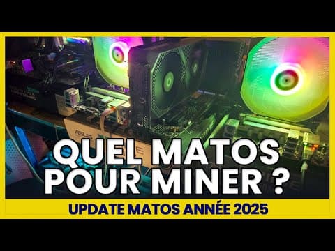 Quel matériel pour MINER en 2025 ? Je te donne le meilleur matériel pour miner des crypto