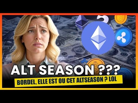Crypto & alt-season ! Reprise du QE, ETH va t il enfin se réveiller ? Je t'explique tout