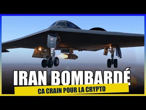 Les B2 bombardent l'iran. Crypto: Ca crain ... !