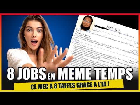 INCROYABLE: ce mec a 8 jobs en même temps grâce a l'IA. Je t'explique tout.