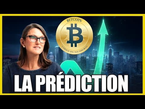 CATHIE WOOD : BITCOIN À 1,5 MILLION $ ! VOICI LA DATE EXACTE.