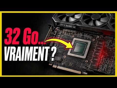 ÉNORME ! RTX 5090 SE = 32 Go de VRAM pour 1500 € ?!