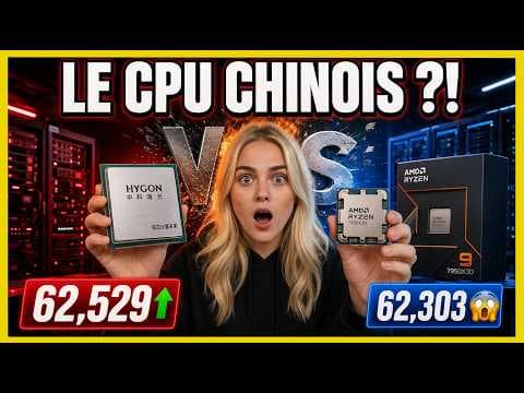 AMD en PANIQUE: Ce CPU Chinois est plus puissant que le 7950X3D