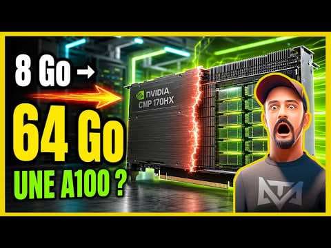 NVIDIA a CACHÉ une A100 dans cette carte de MINING !