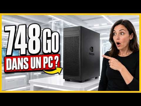 C’est TERRIFIANT : NVIDIA sort un PC avec 748 Go de RAM