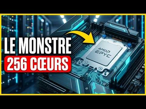 AMD frappe TROP FORT : 256 cœurs et 1 Go de cache L3 !