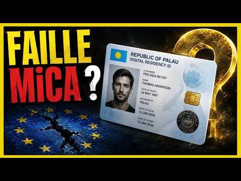 Contourner MiCA légalement en 2026 : Le secret du Palau ID ?
